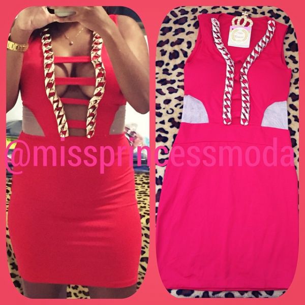 Vestido em Suplex Red