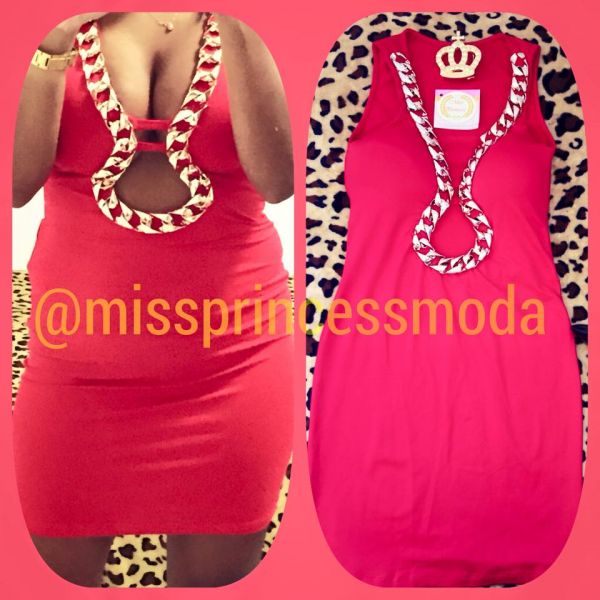 Vestido em Suplex Red